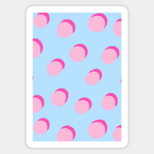 Blue Spotty Print Sticker